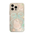 Olige  Case  For iPhone 11 12 13 14 15 Pro Max Girl Heart INS Bow Cat Pop Fairy Style Full Package Anti Drop phone case back cover. 