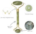 Facial Massage Jade Roller Double Heads Jade Stone Face Lift Hands Body Skin Relaxation Slimming Beauty Health Skin Care Tools. 