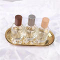 Wood Cap Glass perfume bottle Fine Mist 30ml-100ml Glass material Spray bottle Fine Mist Sub-bottle for Daily use Travel Cosmetic storage. 