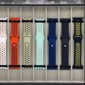 Silicone Breathable Nike Sport Strap for iWatch Series 1.8 44mm 45mm 49mm Adjustable Soft Band. 