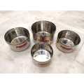Stainless Steel Round Food Storage Containers Set No.1 2 3 4. 