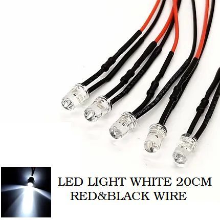 5Pcs%20LED%20Light%203V%205V%206V%209V%2012V%205mm%20LED%20Light%20With%2020cm%20Red%20&%20Black%20Wire%20Light%20White%20&%20RED%20-%20Image%202