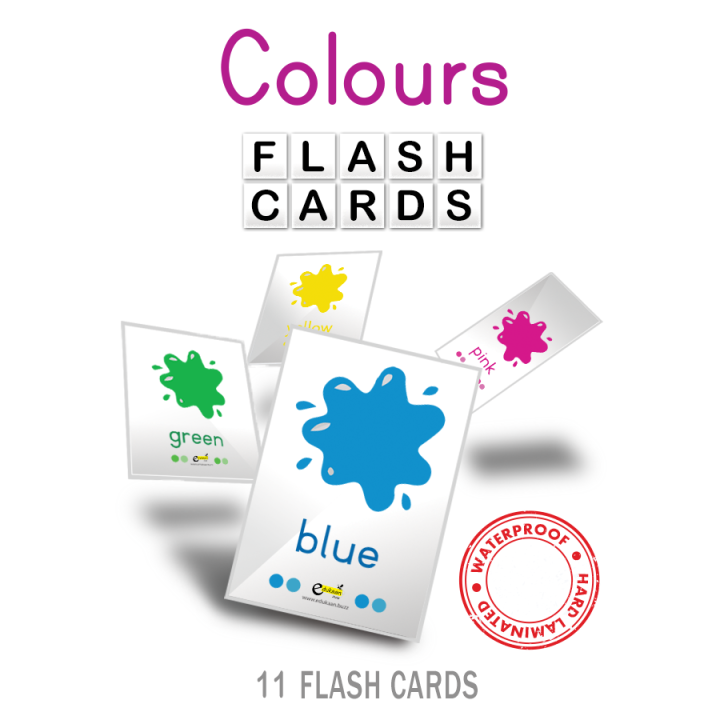 COLORS FLASHCARDS - 8002