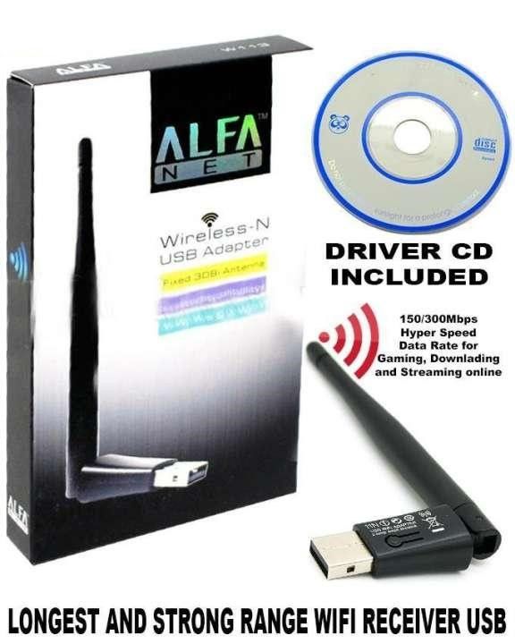 ALFA 150Mbps Wireless Network Card - USB WiFi Adapter - ALFA Antenna - WiFi Receiver - ALFA Dongle