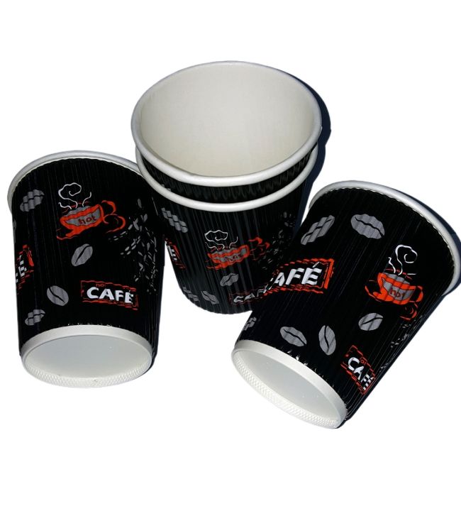 (8/15/24) Pieces - Insulated Disposable Tea Coffee Cup - Double Layer Paper Cups
