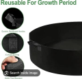 arge Round Fabric Raised Grow Bags 36x11 inchs For Plants and Vegetables. 