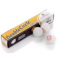 Double Circle Ping Pong Balls Performance Table Tennis Balls – 6 Pack (White) - for Indoor/Outdoor Ping Pong Table. 