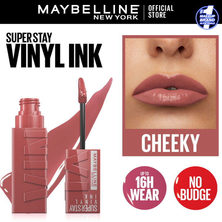 Maybelline New York - Superstay Vinyl Ink Lipstick Cheeky