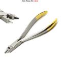 Premium Quality Dental Orthodontic Kim Plier TC Arch Wire Bending Loop Forming Pliers with TC Wire Cutter. 