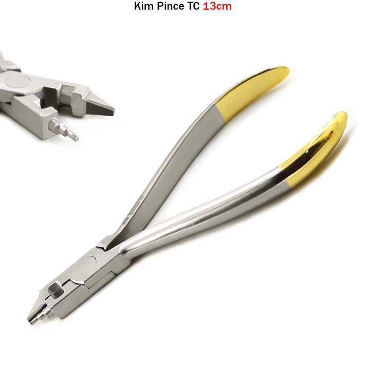 Premium Quality Dental Orthodontic Kim Plier TC Arch Wire Bending Loop Forming Pliers with TC Wire Cutter