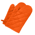 Oven Mitts Kitchen Plain Gloves Oversized Quilted Polyester Cotton Kitchen Cooking Gloves, Heat Resistant, (1 Pair ). 