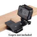 Action Camera Clip For GoPro Hero 8 7 6 5 4 Mount 360 Degree Rotary Clip Backpack Mount For Gopro Accessories. 
