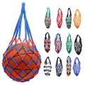 Emotion HENG Nylon Basketball Carry Bag Youth Football Self Trainer Kick Net Soccer Volleyball Drawstring Ball Storage Bag. 