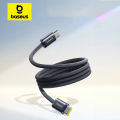 Baseus Dynamic 4 Pro Type-c to Type-c PD 100W Magnetic Charging Cable For Iphone 17 16 15 Series Samsung S25 S24 & More. 