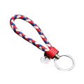 New Unisex Braided Leather Rope Keychain Leather Key Holder for Car Bag Ornaments Fashion Accessories Gift. 