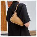 Purple Underarm Bag Girls Small Handbags Ladies Fashion Design Shoulder Bags Soft PU Leather Handbags Women Purple Underarm Bag. 