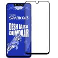 Tecno Spark GO3 Tempered Glass Screen Protector Edge to Edge Gorilla Glass Full Coverage. 