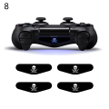 DATA FROG 4PCS LED Light Bar Sticker For PS4 Controller Gamepad Decal Skin Stickers For Playstation 4 Controller Accessories. 