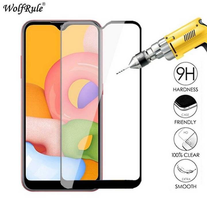 Samsung galaxy A01 9D/11D/21D Glass Temper Full Screen Protector 100% Original
