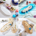 Resin silicone feather molds for jewelry making tray trontray dish holders. 