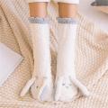 【ETOP】Winter Cartoon Warm Sleep Socks Towel Socks Floor Socks Coral Velvet Thickening. 