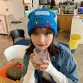 Winter Male and Female Adult Korean Version Of Adventure Time BMO Cartoon Thickened Warm Woolen Hat. 