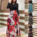 Maxi Dress Long Sleeve Temperament Slim-fitting Tight Dress. 