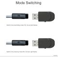 USB Audio Wireless Adapter Bluetooth 5.0  Transmitter Receiver 3 In 1 Mini Stereo AUX RCA 3.5mm Jack For TV PC Car Headphones. 