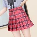 Harajuku Women Plaid Skirt High Waist Summer pleated Wind Cosplay  Mini Skirt kawaii Female Skirts Womens XS-XXL. 