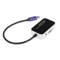 Hebron Super Speed USB 3.0 Hub for Macbook Pro Retina Air 11 13 15 Plug and Play, No Driver Required for OS X Integrated Gigabit Ethernet Port and SD/TF Card Reader Also Suitable for Ultrabooks with Windows. 