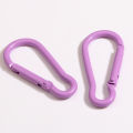 10pcs Cute Macaron Color Carabiner Climbing Hook Keychain Ring Metal Buckle Car Key Ring For Handmade Jewelry Making Accessories. 