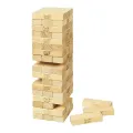 Hasbro Jenga Classic Wooden Blocks Tower Game 54 Pieces - Family Fun Strategy Game for All Ages. 