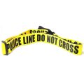 Guitar Strap Yellow "POLICE LINE DO NOT Cross" + Leather Guitar Stock Strap W0U7. 