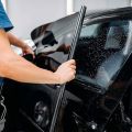 (91x100 cm) Black Tint Glass Paper for Cars. 