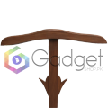 Wooden Hanger Coat Stand Natural Wood Color. 