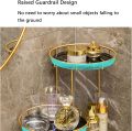 Makeup Organizer Shelf, 3 Tier Cosmetic Storage Basket With Removable Tray, Vanity Organizer Rack Bathroom Organizer Cosmetic Storage Shelf for Dresser and Countertop, Cosmetics Storage Rack Make-Up Organizer Shelfs Bathroom Shelfs Rack.. 