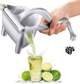 SP Dealz Manual Fruit Juicer, Selected Trend Juice Squeezer Aluminium Alloy Hand Press Juicer Lime Metal, for Juicing Lemons, Limes, Oranges, Metallic,. 