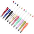10Pcs/Lot Plastic Beadable Pen Bead Pens Ballpoint Pen Gift Ball Pen. 