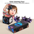 HelloKimi Cubes Infinity Geometric Star Magic Funny Variety Changeable Rubik's Cube Shape Shifting Decompressing Magnetic Fidget Anti Stress 3D Hand Flip Puzzle Toy. 