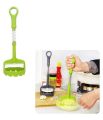 Spring Multifunctional Automatic Push Potatoes Masher. 