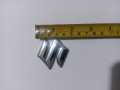 Universal Suzuki Steering S logo - Silver Chrome Monogram Badge Emblem Full Tape. 