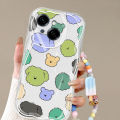 VRQR Candy Bracelet Case for Tecno Spark Go 1 GO 2025 Phone Phone Case Colorful cartoon Dog Wave Edge Shell. 