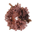 Hair Band Tight Lace Flower Girls Hair Scrunchy. 