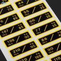 Weight Stack Labels 5-110kg Weight Stickers Number Stickers for Gym Workout Body Building Resistance. 