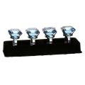 Set of 4 Blue Diamante Napkin Rings  - Premier Home - SKU 8855119. 