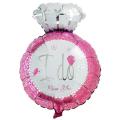 DIAMOND RING FOIL BALLOON IN PINK COLOR - WEDDING PARTY FOIL BALLOON - QABOOL HAI FOIL BALLOON. 