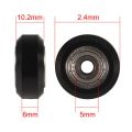 POM V Slot Wheel Big Plastic Pulley Wheel with Bearing Idler Pulley Gear Perlin Wheel for Creality Ender 3, CR-7, CR-8, CR-10. 