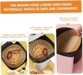 50pcs Air Fryer Disposable Paper Liners, Thickened Baking Paper Non-stick Air Fryer Paper, Roasting Food Grade Paper for Air Fryer for Air Fryer Baking Roasting Microwave. 