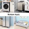 4pcs Washing Machine Foot Pads - Anti Vibration Washing Machine Pad - Non Slip Heighten Shock and Noise Cancelling Mat for Washer and Dryer Machine Support Protects - Furniture Anti Vibration Rubber Feet Pads - Washing Machine Shock Absorption Pads. 