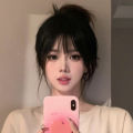 Air Bangs Wig For Women Natural Invisible Patch Round Face French Bangs Hair Accessorices. 